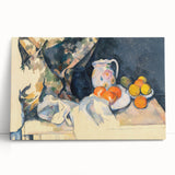 Cézanne Curtain and Fruit Still Life - Impressionist Wall Art Print