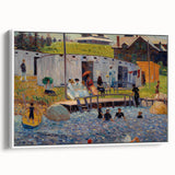 Modern Wall Art - The Bathing Hour by William Glackens - Coastal Scene Decor
