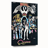Queen Rock 'N' Roll Comics 1984 Concert Poster
