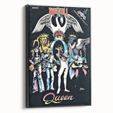 Queen Rock 'N' Roll Comics 1984 Concert Poster