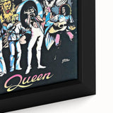 Queen Rock 'N' Roll Comics 1984 Concert Poster