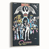 Queen Rock 'N' Roll Comics 1984 Concert Poster