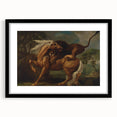 Romanticism Art: Lion Attacking a Horse by Stubbs - Wildlife Canvas Print