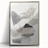 Dining Room Wall Decor – Modern Textured Collage Art Print