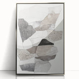 Dining Room Wall Decor – Modern Textured Collage Art Print