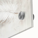 Close-up of abstract minimalist wall art design on acrylic glass, showcasing vibrant colors and smooth textures, ideal for modern home decor enhancement. This piece adds a contemporary touch to any room with its striking visual appeal.