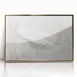 Framed abstract minimalist wall art featuring a gold-acrylic design with a sleek finish, ideal for modern home decor, enhancing any living space with elegance.