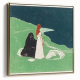 Expressionist Art: Two Women on the Shore - Edvard Munch Painting Print