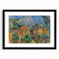 Cézanne Montagne Sainte-Victoire - Impressionist Landscape Print