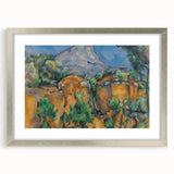 Cézanne Montagne Sainte-Victoire - Impressionist Landscape Print