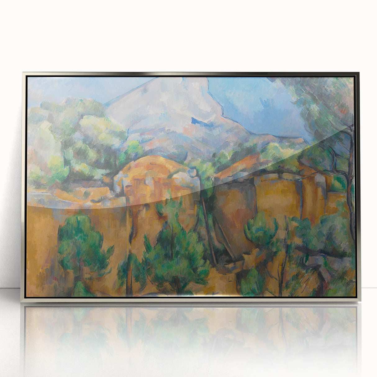 Cézanne Montagne Sainte-Victoire - Impressionist Landscape Print