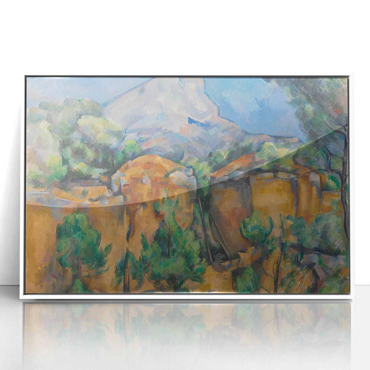 Cézanne Montagne Sainte-Victoire - Impressionist Landscape Print