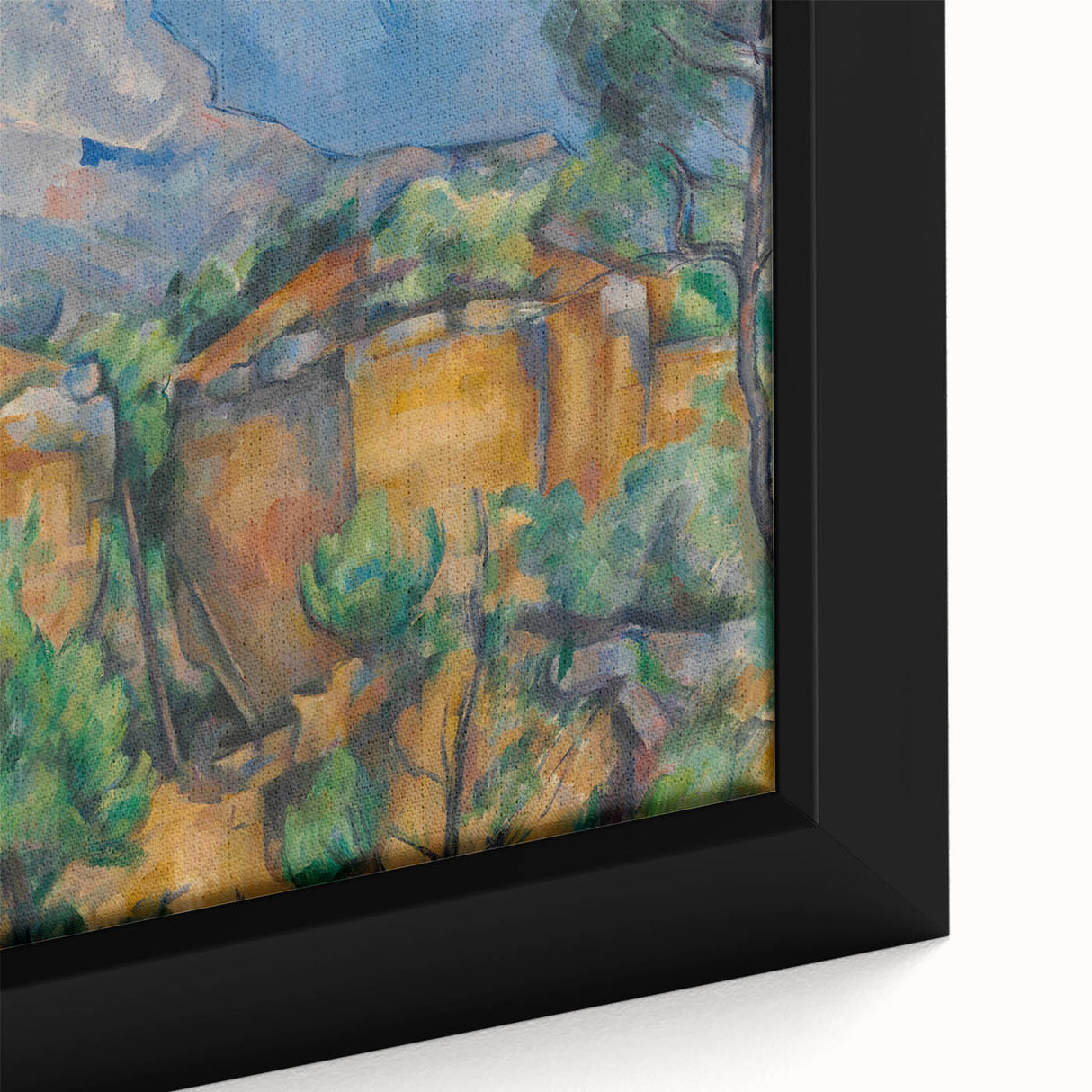 Cézanne Montagne Sainte-Victoire - Impressionist Landscape Print