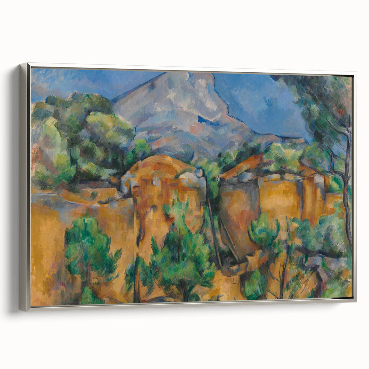 Cézanne Montagne Sainte-Victoire - Impressionist Landscape Print
