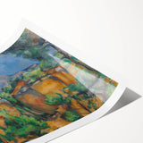 Cézanne Montagne Sainte-Victoire - Impressionist Landscape Print
