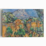 Cézanne Montagne Sainte-Victoire - Impressionist Landscape Print