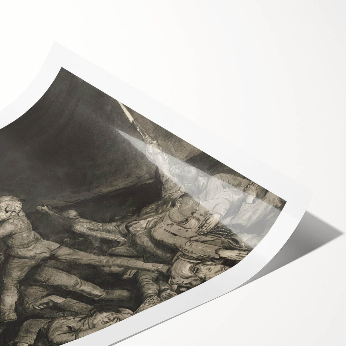 Modern Wall Art - Ghost of Sergeant Pelly by George Bellows - Bold Historical Decor