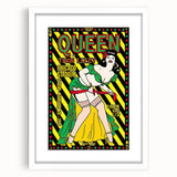 Queen 1977 Chicago Stadium Concert Poster - Thin Lizzy