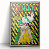 Queen 1977 Chicago Stadium Concert Poster - Thin Lizzy