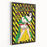 Queen 1977 Chicago Stadium Concert Poster - Thin Lizzy