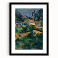 La Route Tournante à Montgeroult - Impressionist Art by Cézanne