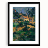 La Route Tournante à Montgeroult - Impressionist Art by Cézanne