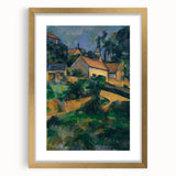 La Route Tournante à Montgeroult - Impressionist Art by Cézanne