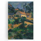 La Route Tournante à Montgeroult - Impressionist Art by Cézanne