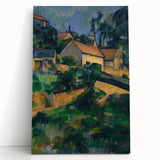 La Route Tournante à Montgeroult - Impressionist Art by Cézanne
