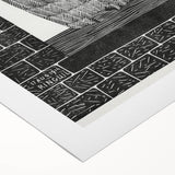 Modern Wall Art: Bold Owl Illustration in Black & White – Minimalist Decor