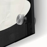 Abstract minimalist wall art design displaying vibrant colors and geometric shapes, printed on acrylic glass, ideal for modern home decor and artistic expression.