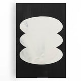 Abstract minimalist wall art on stretched canvas showcasing soft blue and beige hues, ideal for modern decor. Perfect for enhancing living spaces with a contemporary touch.