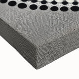 Colorful Abstract Wall Art – Black & White Optical Dot Pattern