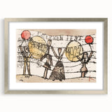 Modern Wall Art - Postcard to Katherine by Paul Klee - Playful Abstract Decor