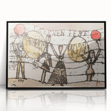 Modern Wall Art - Postcard to Katherine by Paul Klee - Playful Abstract Decor