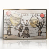 Modern Wall Art - Postcard to Katherine by Paul Klee - Playful Abstract Decor