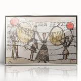 Modern Wall Art - Postcard to Katherine by Paul Klee - Playful Abstract Decor