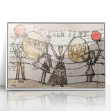 Modern Wall Art - Postcard to Katherine by Paul Klee - Playful Abstract Decor