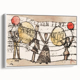 Modern Wall Art - Postcard to Katherine by Paul Klee - Playful Abstract Decor