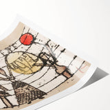 Modern Wall Art - Postcard to Katherine by Paul Klee - Playful Abstract Decor