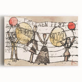 Modern Wall Art - Postcard to Katherine by Paul Klee - Playful Abstract Decor