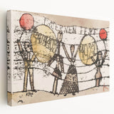 Modern Wall Art - Postcard to Katherine by Paul Klee - Playful Abstract Decor