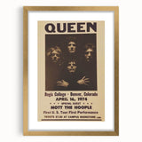 Queen First U.S. Tour 1974 Vintage Poster