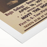 Queen First U.S. Tour 1974 Vintage Poster