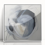 Modern Dining Room Art – Black & Gray Abstract Dining Wall Decor