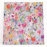 Vibrant Abstract Floral Wall Art - Colorful Living Room Canvas