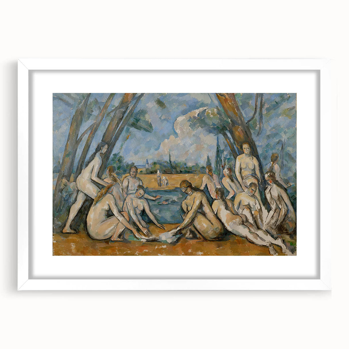 Cézanne Les Grandes Baigneuses - Impressionist Nudes Wall Art Print