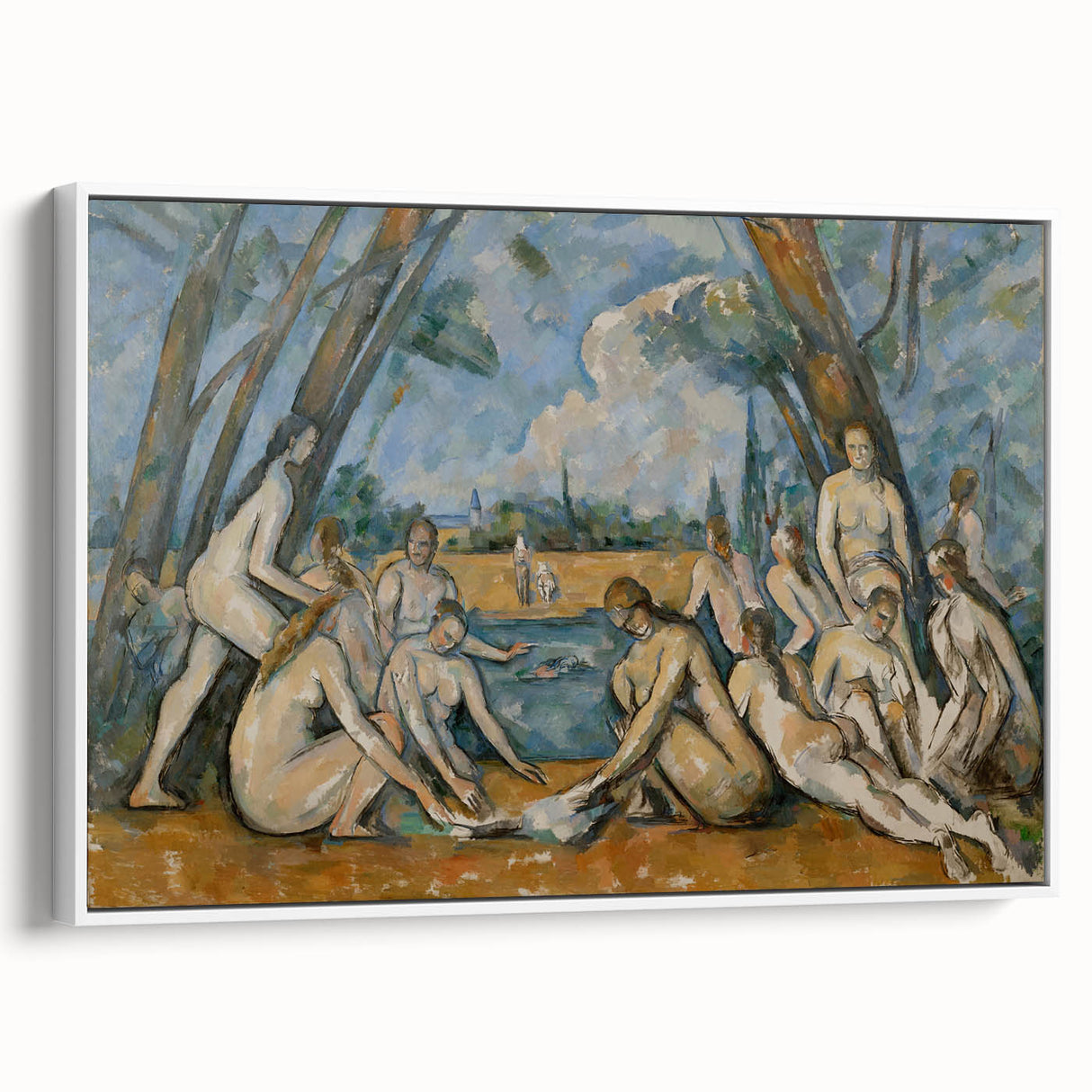 Cézanne Les Grandes Baigneuses - Impressionist Nudes Wall Art Print