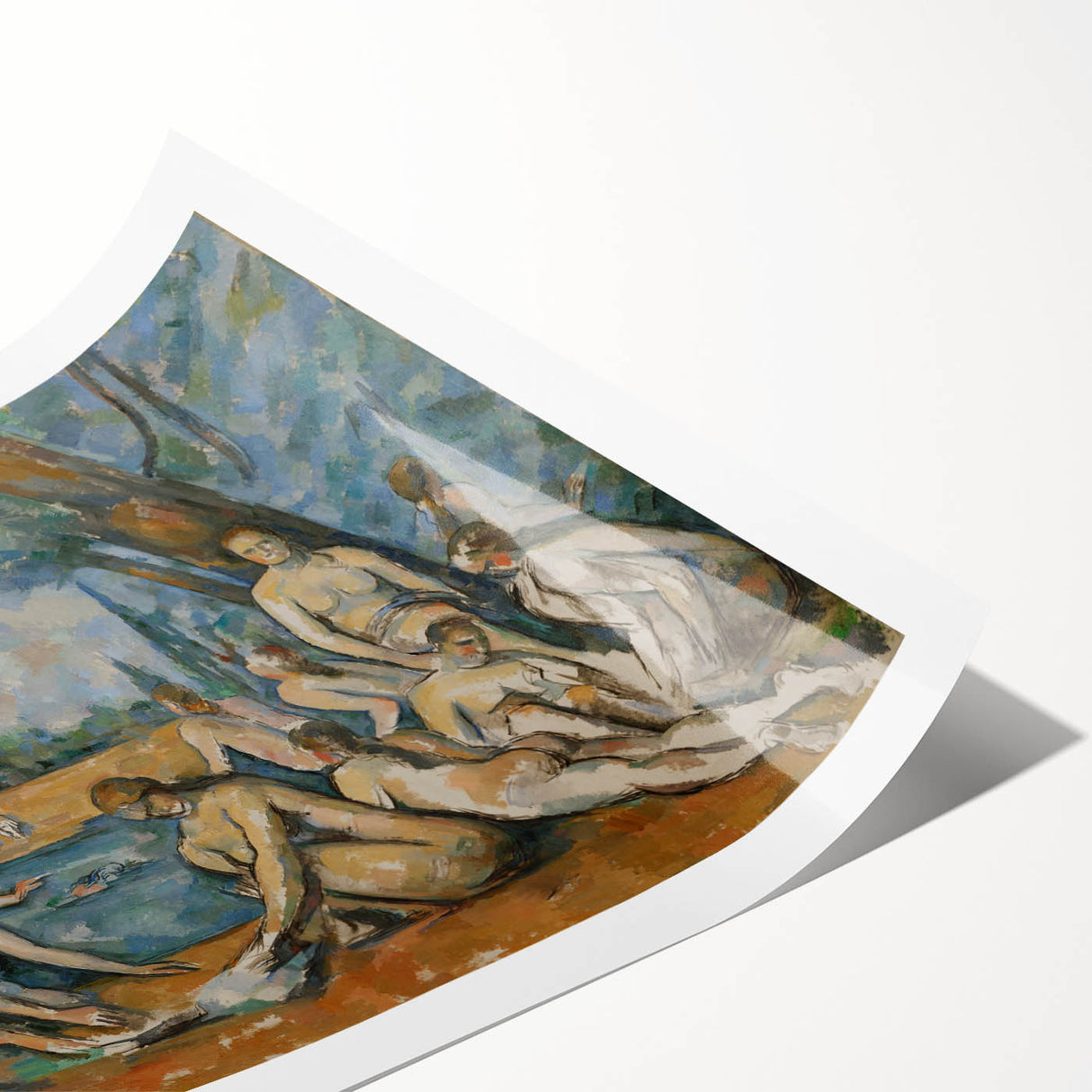 Cézanne Les Grandes Baigneuses - Impressionist Nudes Wall Art Print