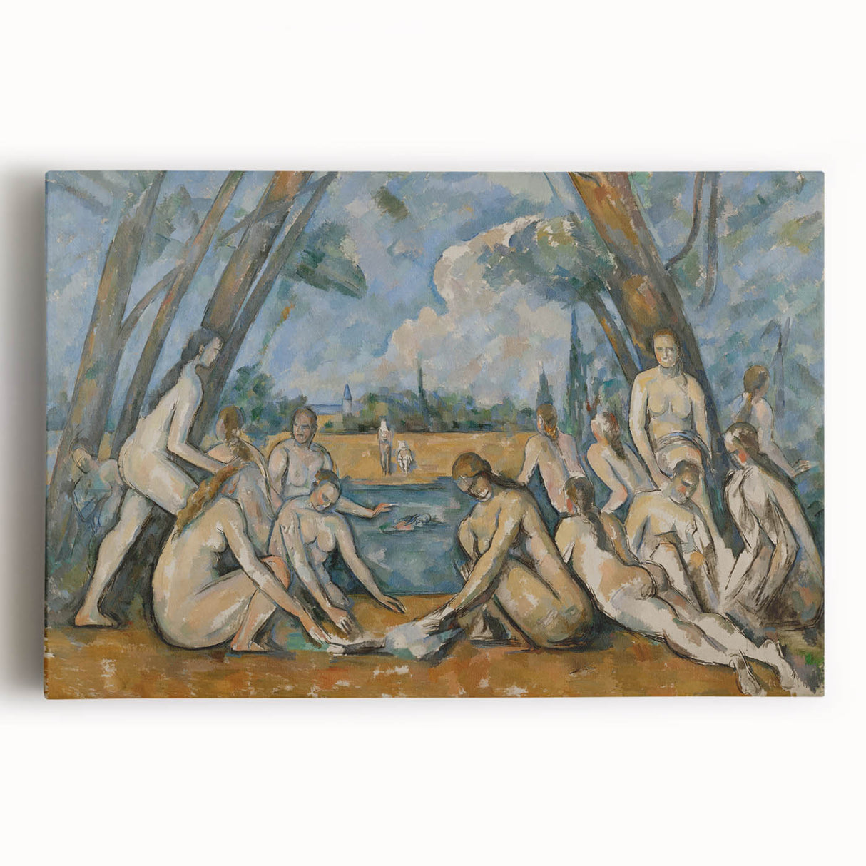 Cézanne Les Grandes Baigneuses - Impressionist Nudes Wall Art Print
